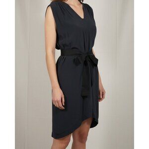 Anthropologie Laurel 100% Silk Black Shift Dress – Size S